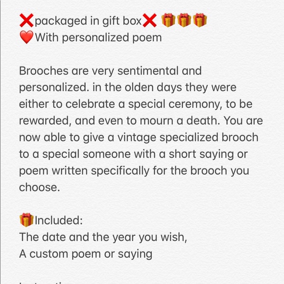 Vintage silver pair brooch - Picture 3 of 3